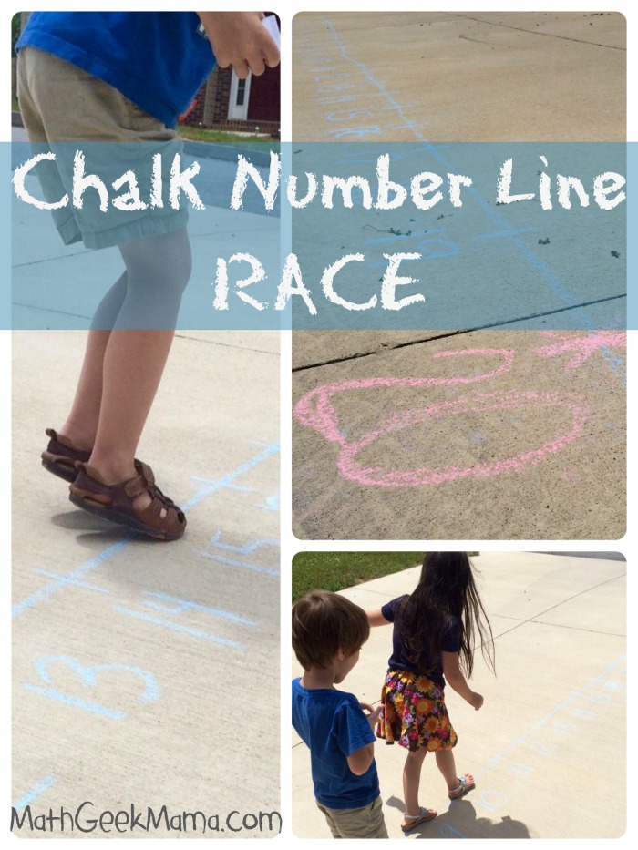 Taking Math Outside: Number Line Race