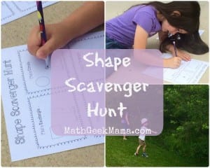 A great way to let kids get outside and explore, while learning about and discovering shapes in the world around us! 