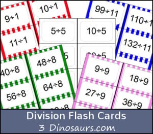 divisionflashcards