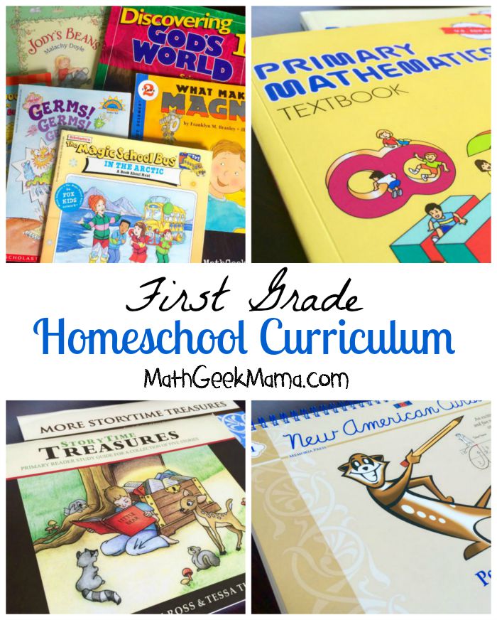 First Grade Homeschool Curriculum Choices_2015