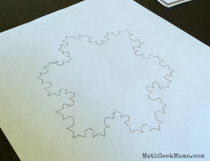 Learn to draw a fractal snowflake with Elsa from "Frozen!" Fun with math and art!