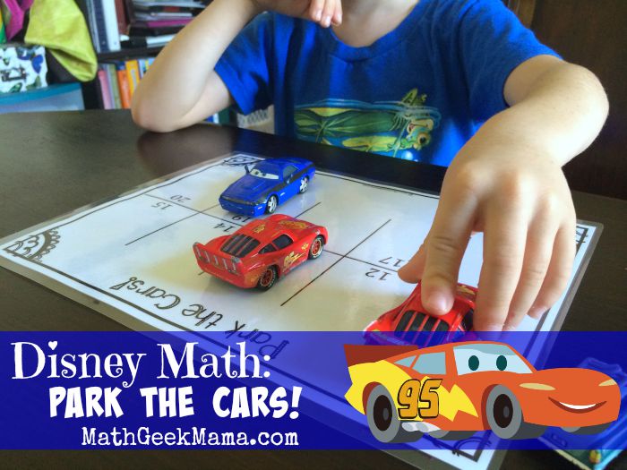 Disney Math: Recognizing Numbers with Cars!