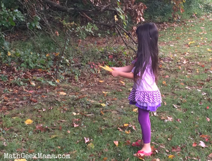 I love this super simple fall activity for kids based on a fun children's book! The possibilities are endless when you go on a leaf hunt!