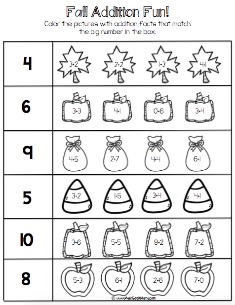 This set of number bond practice pages is perfect! A great way for kids to practice recognizing equivalent number bonds and increase their fact fluency!