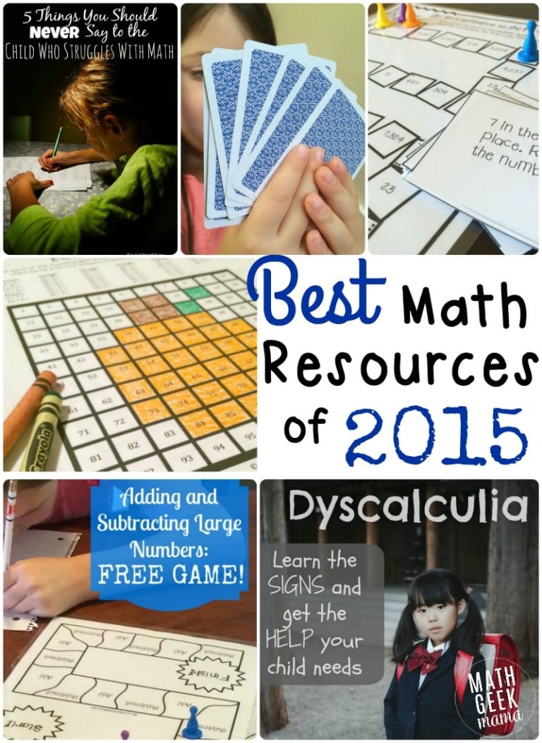 Top Math Resources of 2015!