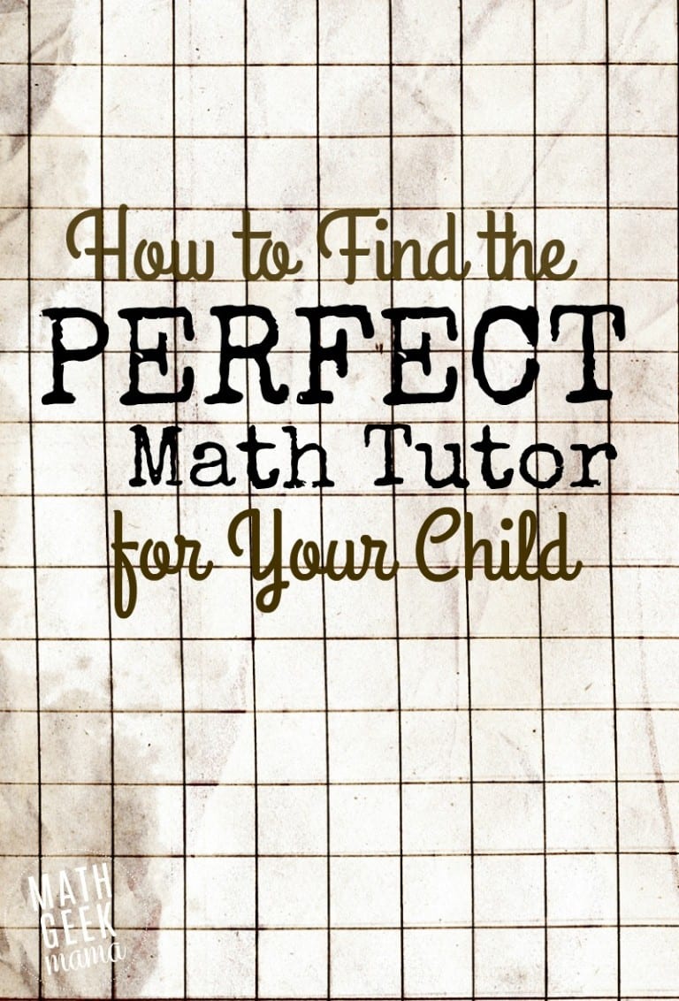 How to Find a Math Tutor for Your Child
