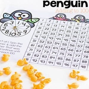 penguin-addition-to-100-SQUARE
