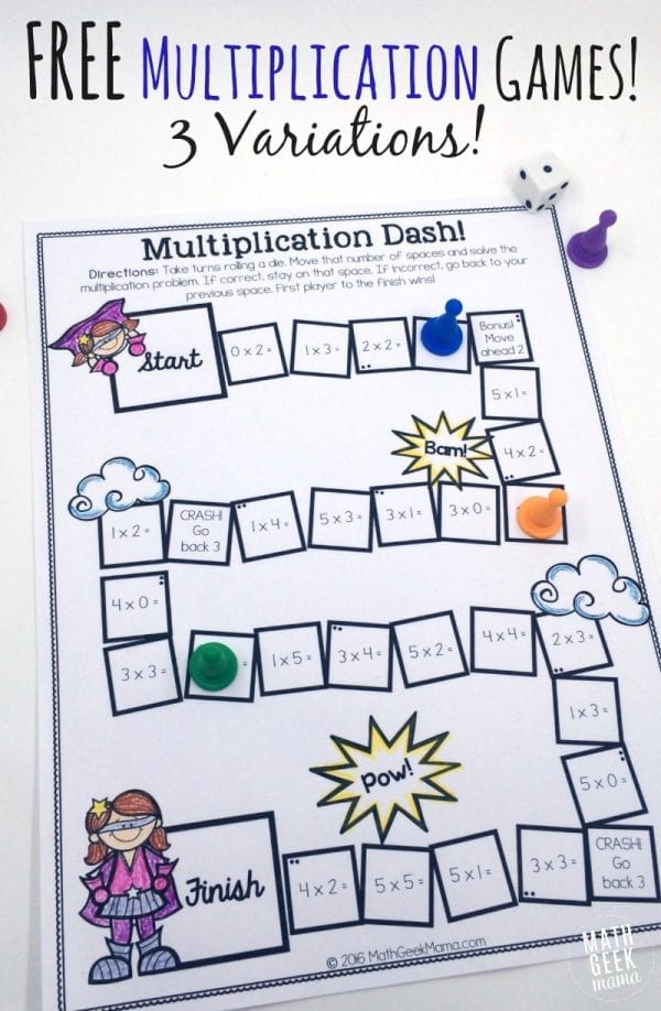 multiplication tables games free