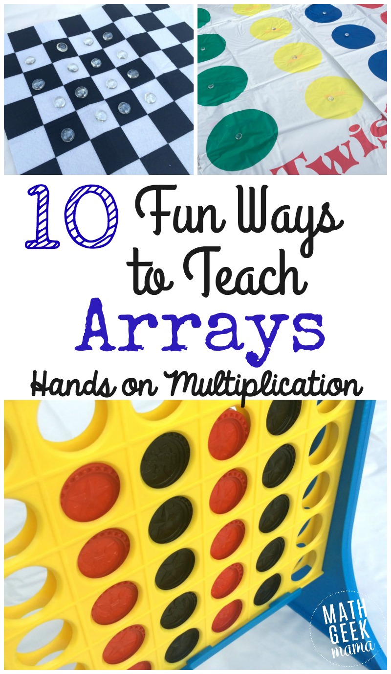 An array is a useful and powerful visual to teaching multiplication. In this post, learn tons of hands on ways to teach arrays to make multiplication fun!