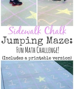 This unique game challenges kids to think logically, as well as practice counting! After playing, challenge kids to make a sidewalk chalk jumping maze of their own!