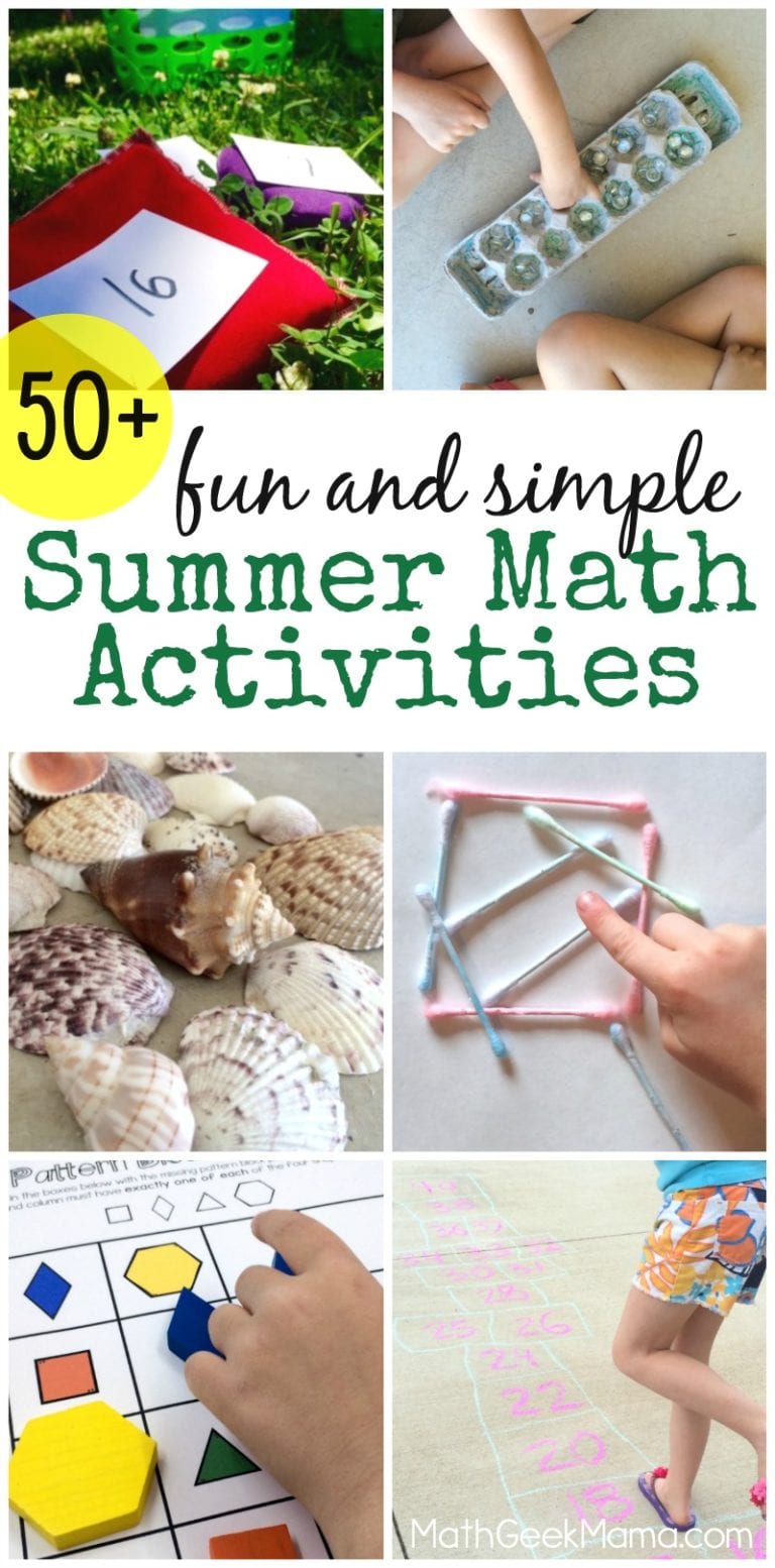 Engaging Summer Math: Easy, Hands On & FUN Ideas