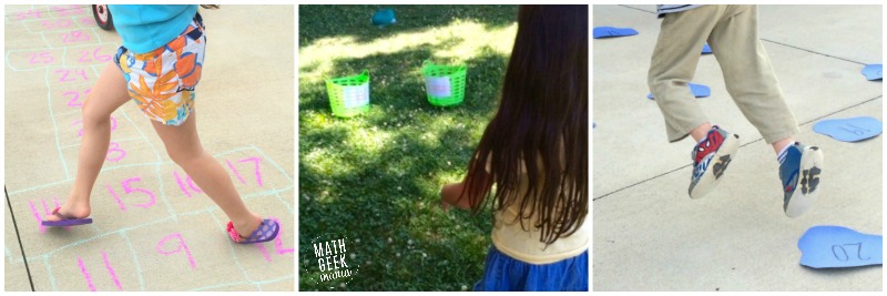 This HUGE list of fun math ideas is perfect for helping your kids hone their math skills over the summer! More than 50 simple summer math ideas to prevent learning loss, while having fun!