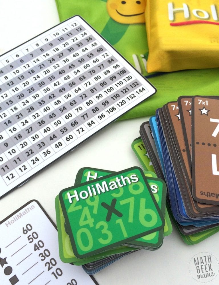 Multiplication Card Game the Whole Family Will Love