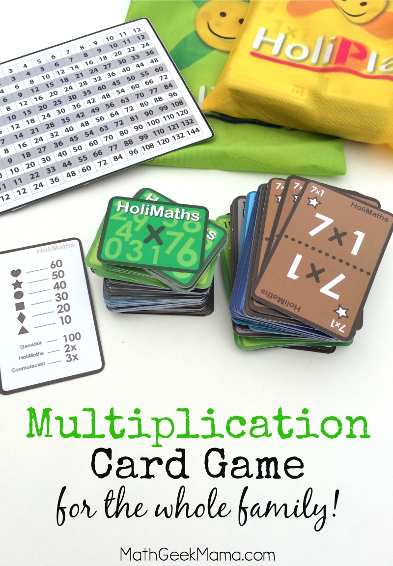 This fun and engaging multiplication card game is one that the whole family can play together! And with 10 different variations, your kids won't ever get bored. Learn multiplication facts in a fun way!
