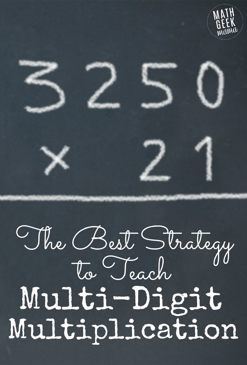 Want to help your kiddos multiply large numbers with ease? This strategy makes it simple and can be used with any combination of multi-digit numbers. Also includes a handy FREE printable to use!
