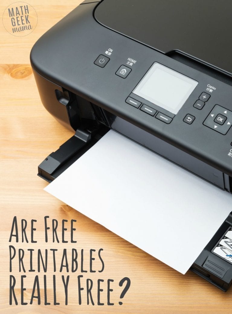 Are Free Printables REALLY Free?