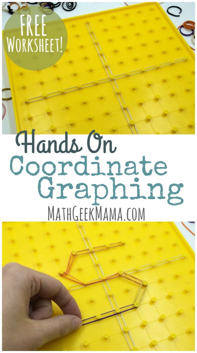 Simple, Hands On Coordinate Graphing Worksheet