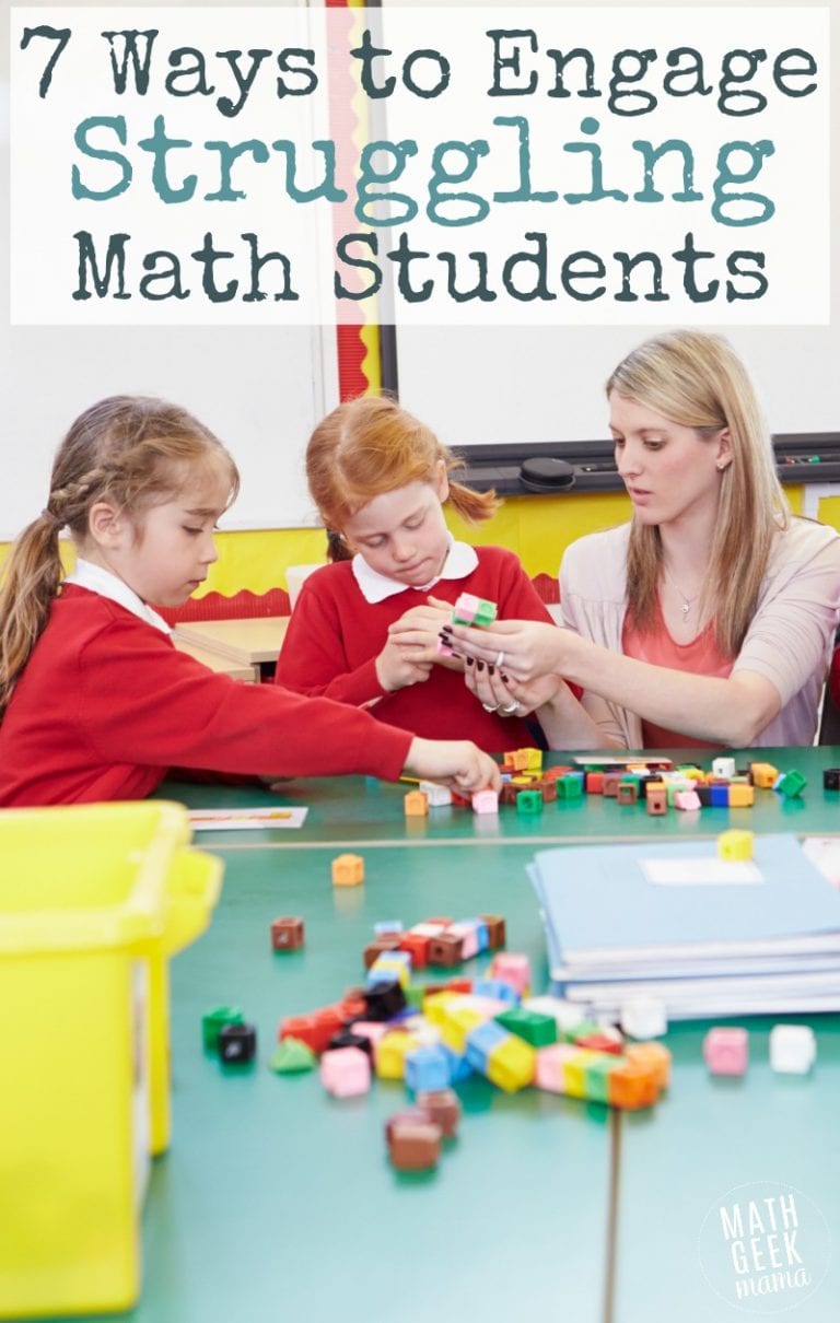 7 Simple Ways to Engage Reluctant Math Students