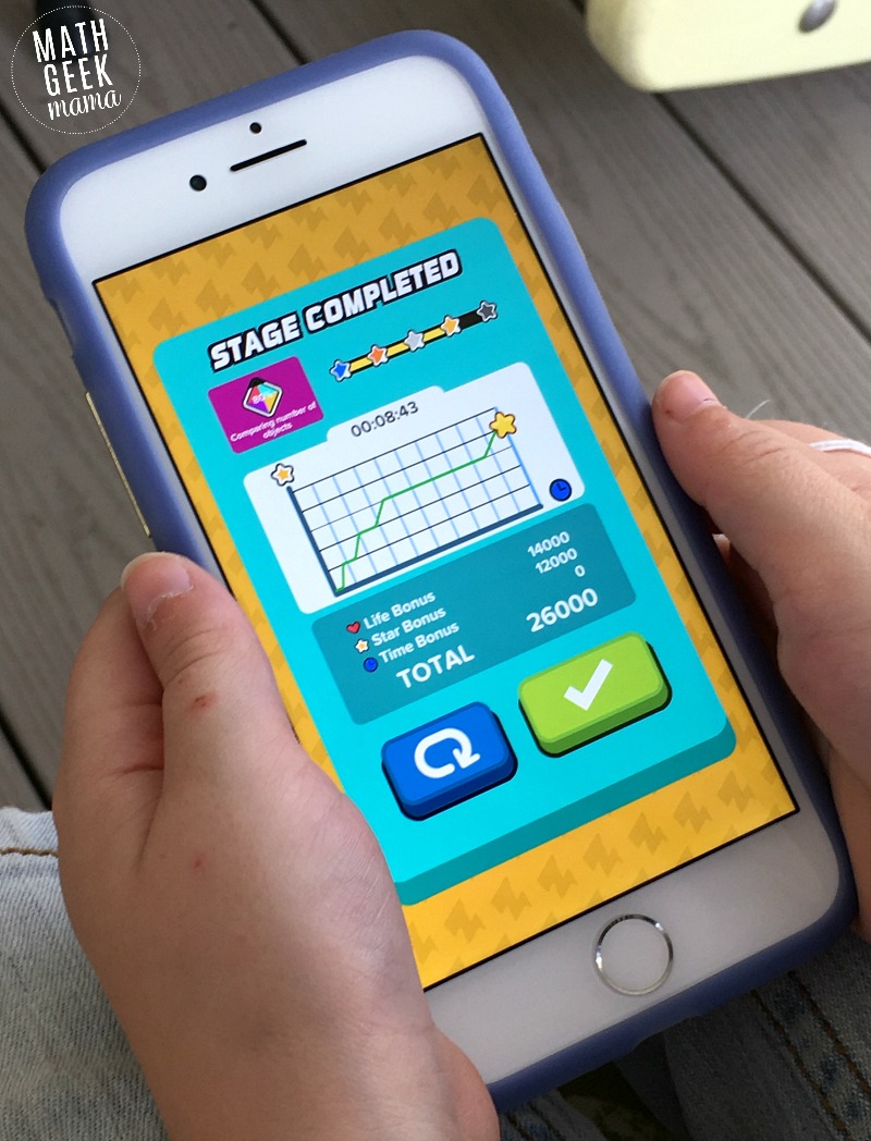 Looking for a fun and easy way to keep up your kids math skills over the Summer or prepare them for Kindergarten math? This app from Zap Zap Math is a great resource to do just that! Learn more at MathGeekMama.com