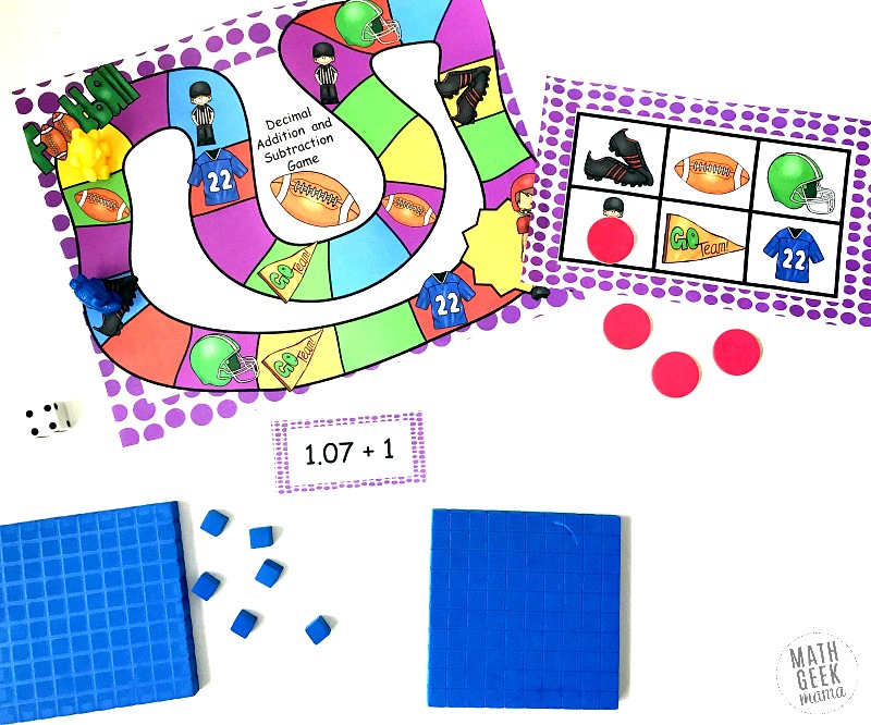 Looking for an easy way to practice a difficult concept? Make it fun with this adorable adding and subtracting decimals game! Just print out the game board and question cards and you're ready to play. Kids will love the challenge!