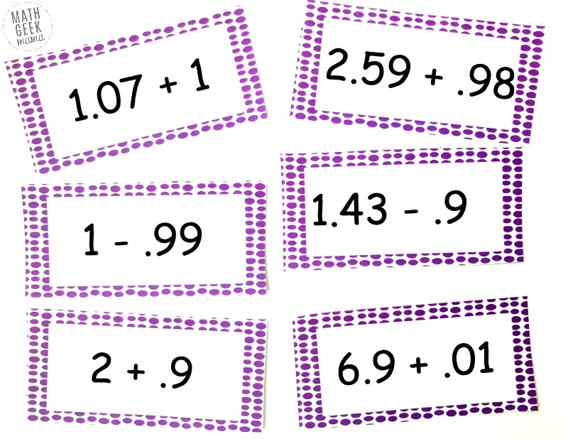Looking for an easy way to practice a difficult concept? Make it fun with this adorable adding and subtracting decimals game! Just print out the game board and question cards and you're ready to play. Kids will love the challenge!