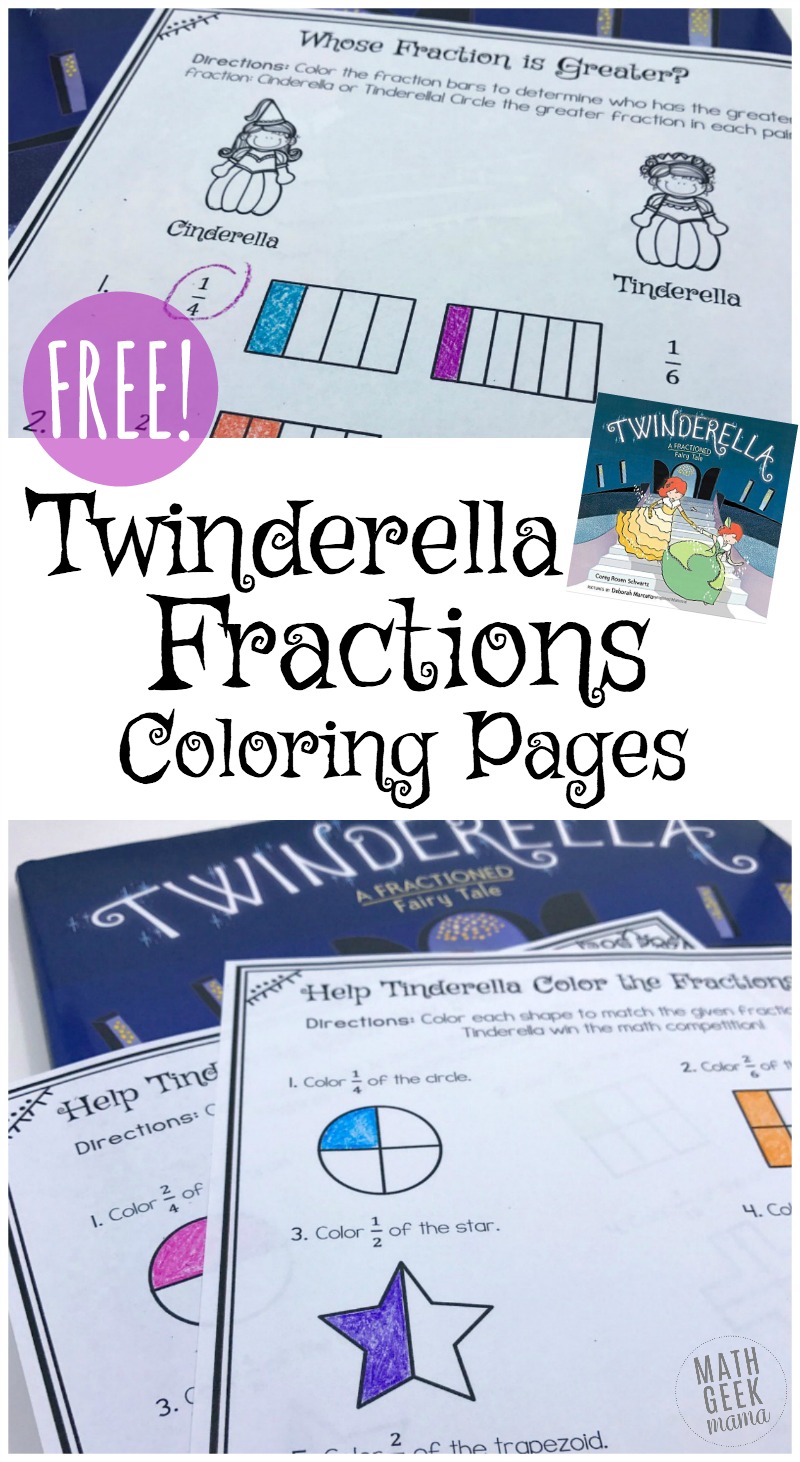 This new book is a super cute way to introduce kids to fractions! It's a fun twist on the classic tale that you will love to read again and again. Plus, grab a free set of fraction coloring pages to extend the learning and fun!
