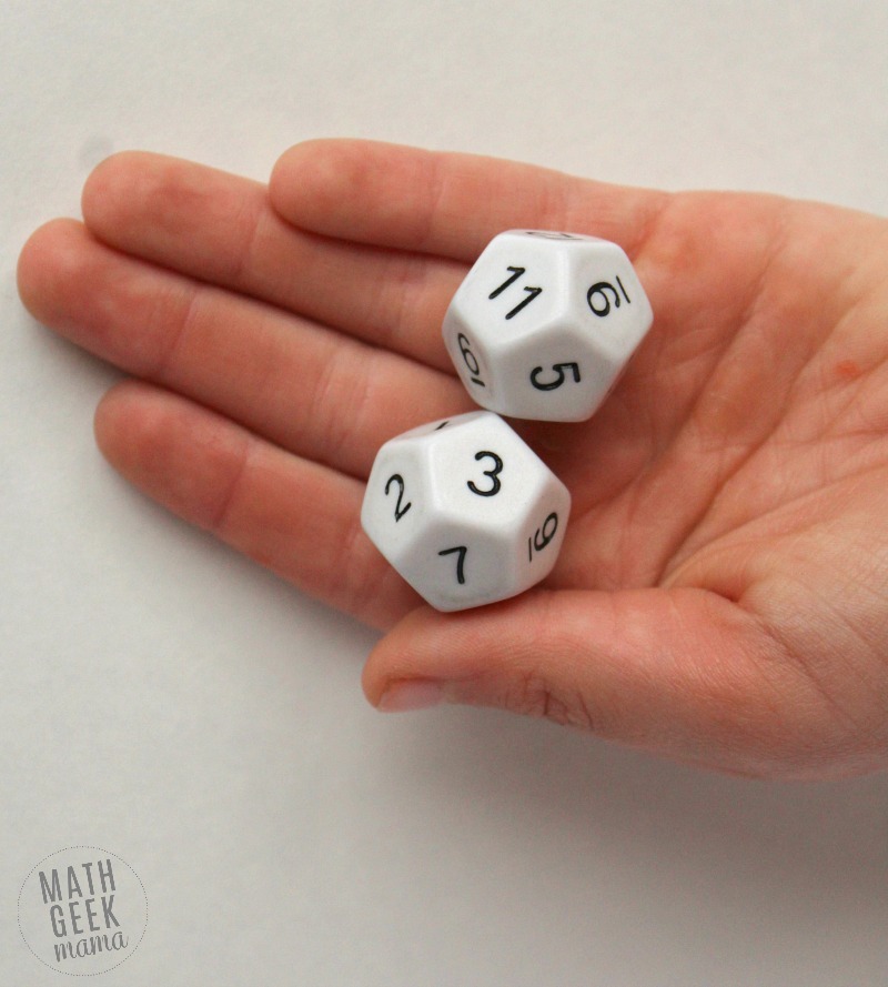 Looking for a new, but super easy and low prep way to practice math facts with your kids? Grab a set of dice and you're ready to play! Playing math dice games can help kids practice in a way that is fun, and less intimidating. Learn 6 different variations in this post!