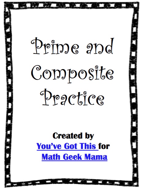 Are you introducing your kids to prime and composite numbers? This interactive lesson pack includes 3 different engaging activities to help kids practice and think deeply about prime and composite numbers.