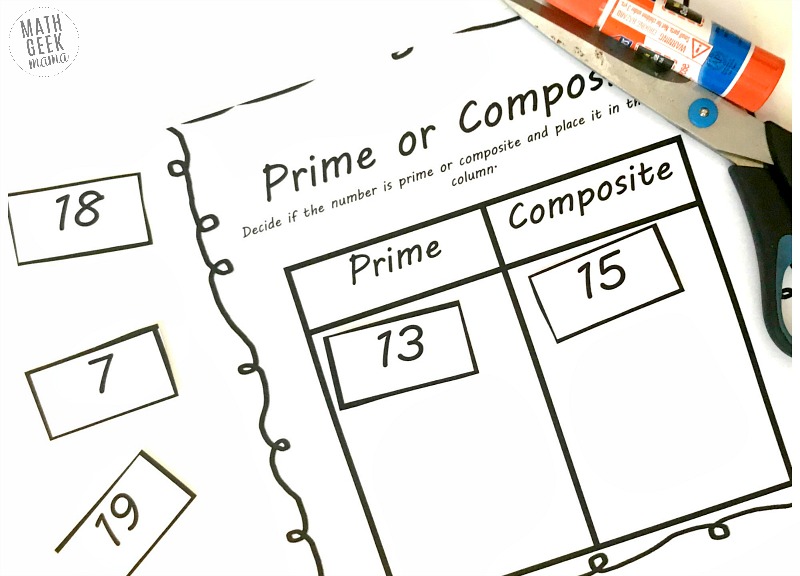 Are you introducing your kids to prime and composite numbers? This interactive lesson pack includes 3 different engaging activities to help kids practice and think deeply about prime and composite numbers. 