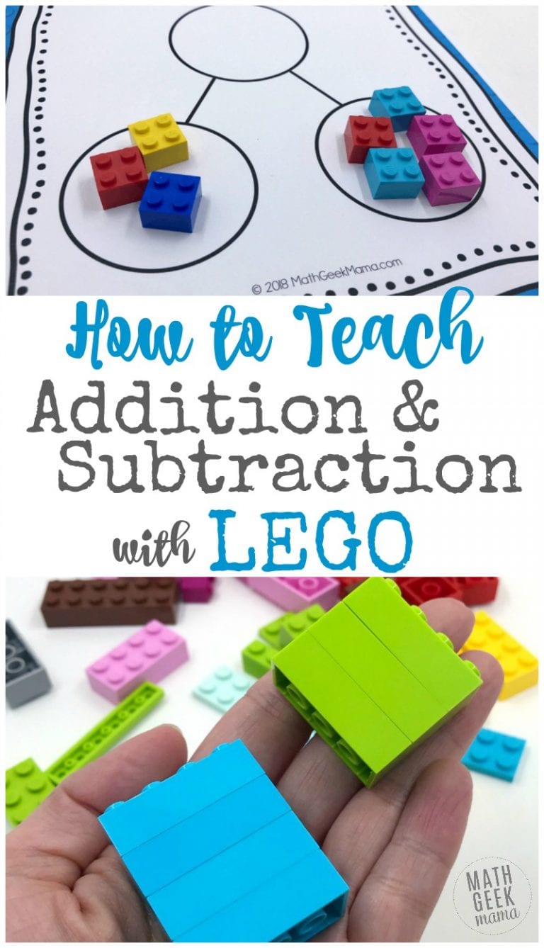 How to Teach Addition & Subtraction with LEGO Bricks
