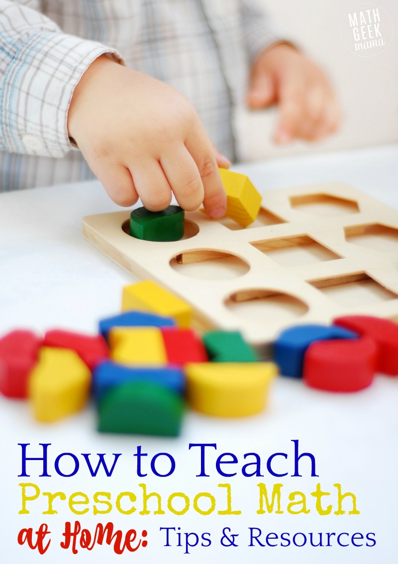 Not sure where to start with teaching your little one math? This huge list of Pre-K math activities, games and resources is the perfect starting point. Learn what skills to cover and find curriculum suggestions and supplements. 