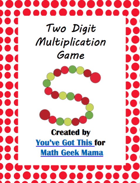Need a fun and quick review of double digit multiplication? This set of 3 printable board games is an easy way for kids to get in some extra double digit multiplication practice. Plus, they're free and low-prep, making it a win-win!