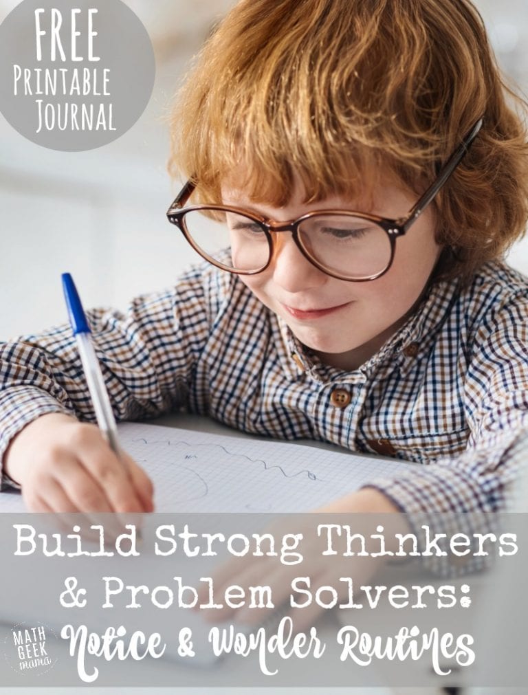 I Notice, I Wonder…Helping Kids Understand Big Math Ideas & Solve Problems