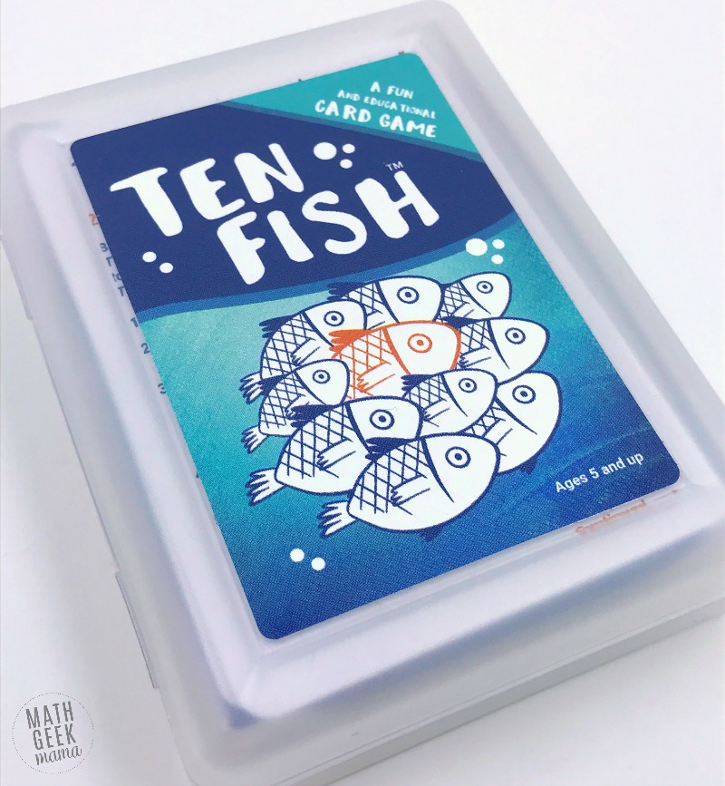Looking for a fun and easy to learn math card game? The game 'Ten Fish,' a fun ten frames game, is easy to learn and suitable for your youngest learners, but can also challenge and engage older kids. Learn the benefits of playing with ten frames and how to play this fun game!