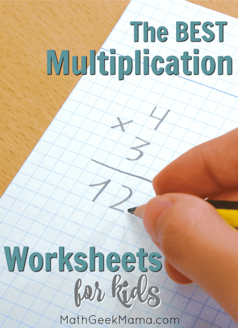 {FREE} Multiplication Facts Worksheets for Kids