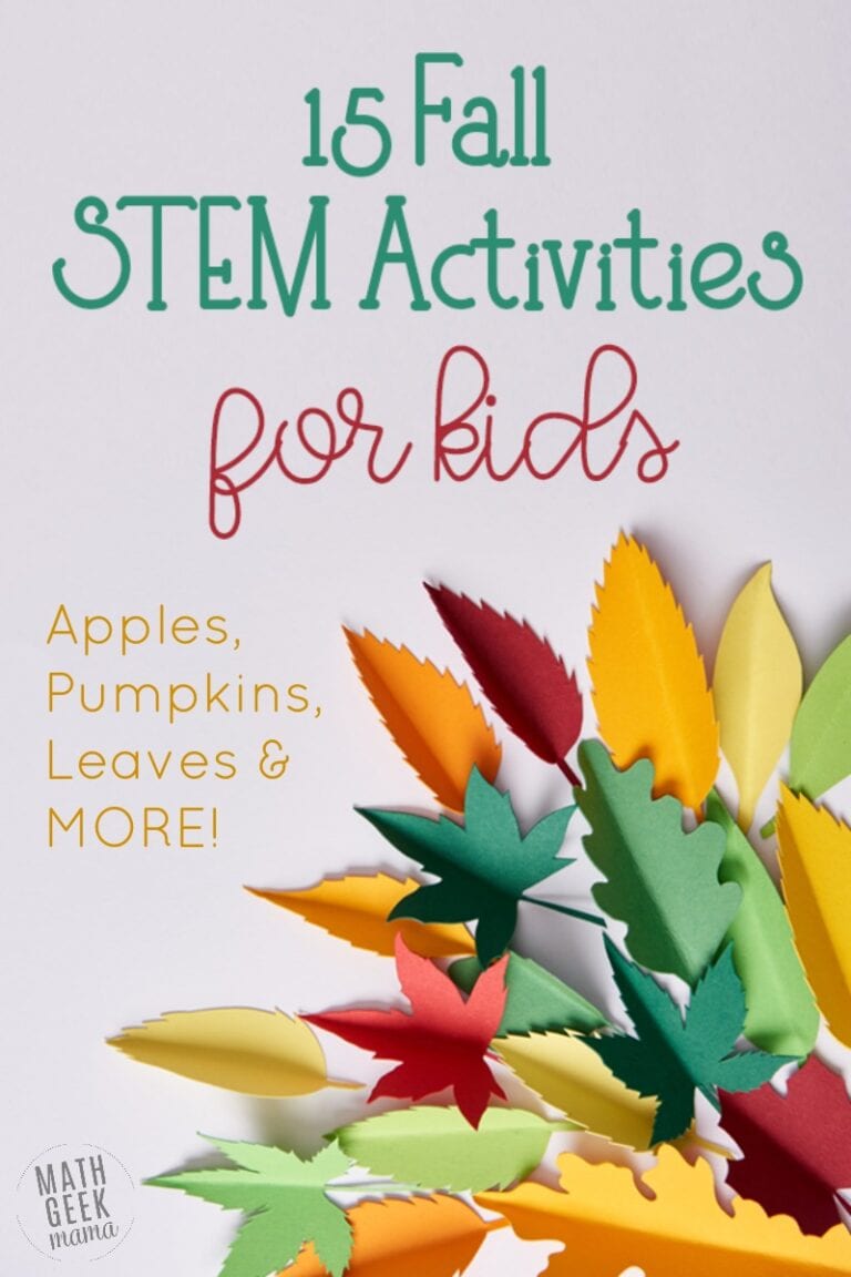 15+ of the BEST Fall STEM Activities: Easy + Fun!