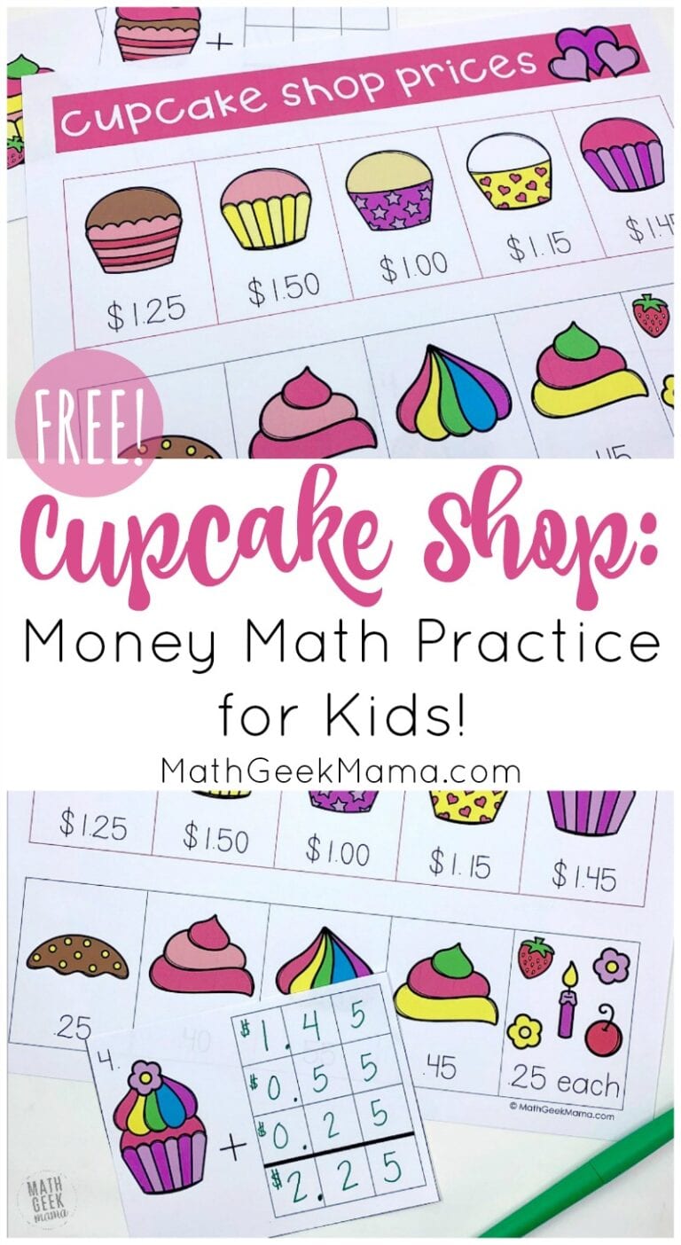 {FREE} Cupcake Shop: Money Math Problems