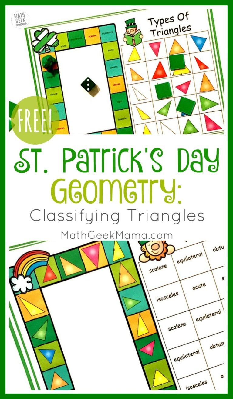 {FREE} St. Patrick’s Day Triangle Game | Grades 4-6
