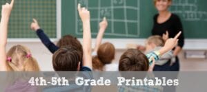 FREE 4th-5th Grade Math Printables - Math Geek Mama
