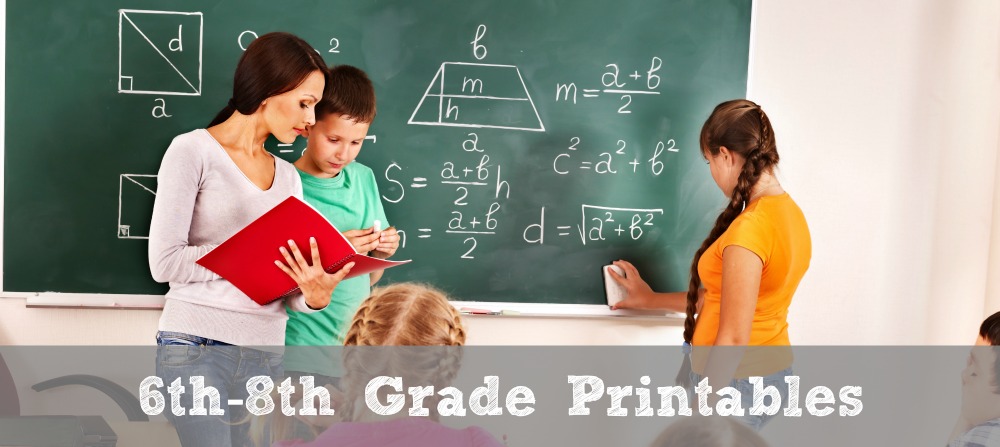 easy math worksheets for 6th grade