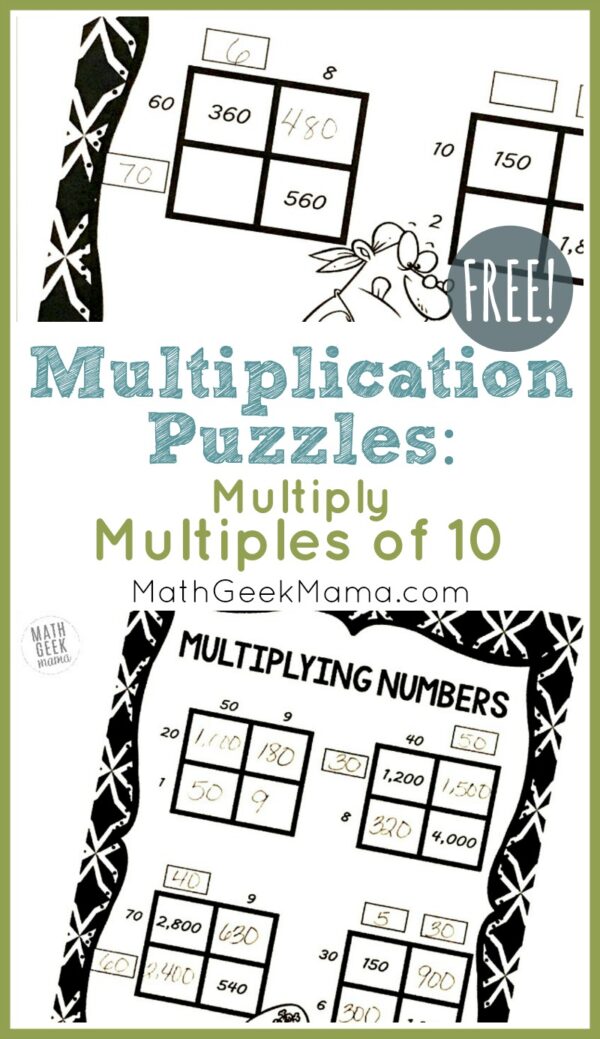 Multiply By Multiples Of 10 Worksheet Pdf