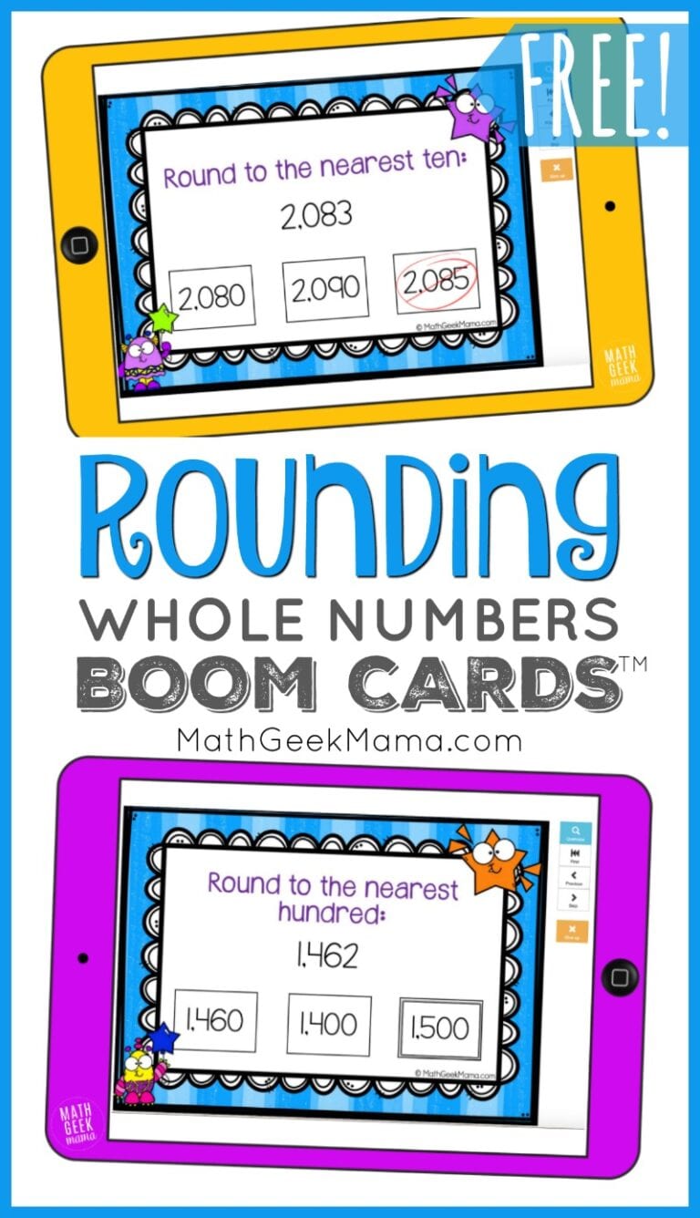 {FREE} Rounding Practice for Kids | DIGITAL Self Checking Activity