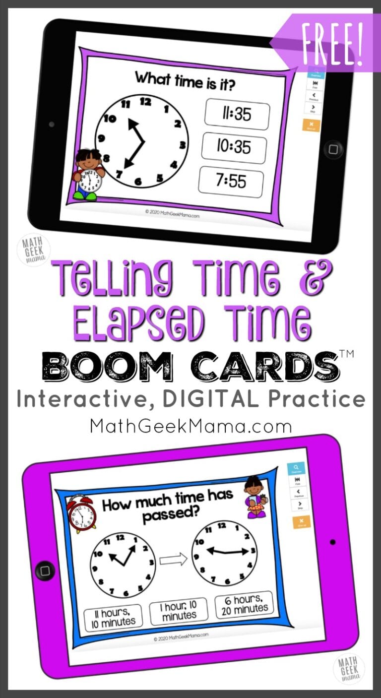 {FREE} Telling Time & Elapsed Time | DIGITAL Self-Checking Practice
