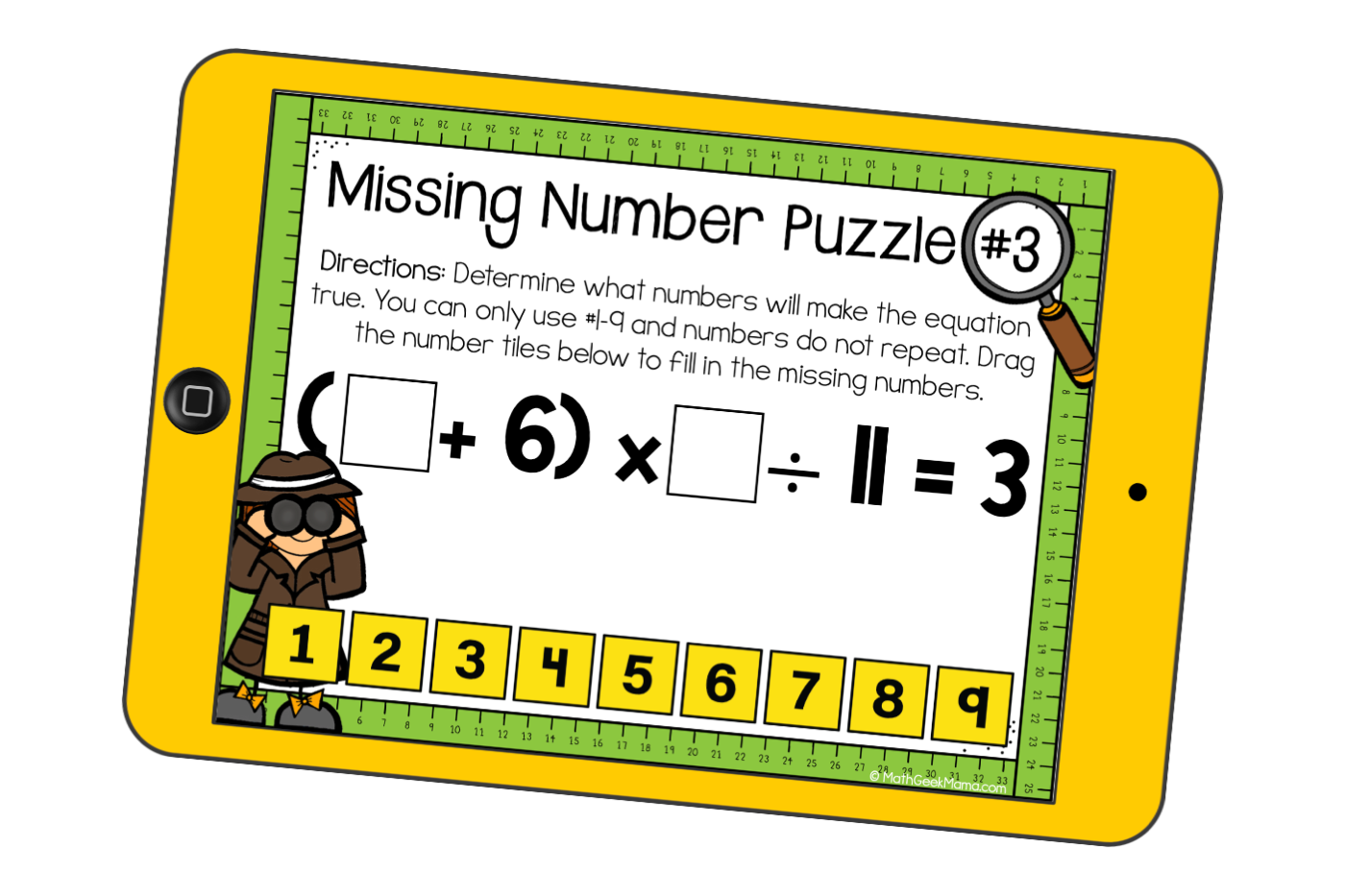 Digital Order of Operations Puzzles FREE Download  Math Geek Mama Pertaining To Order Of Operations Puzzle Worksheet
