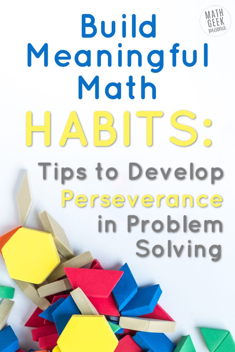 Build Math Habits: How to Persevere in Problem Solving