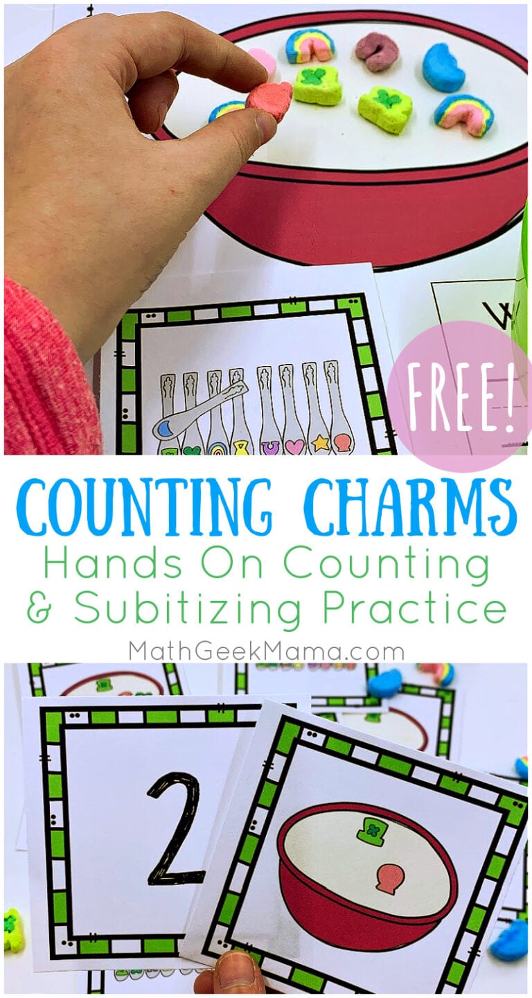 St. Patrick’s Day Counting: Hands On Games {FREE}
