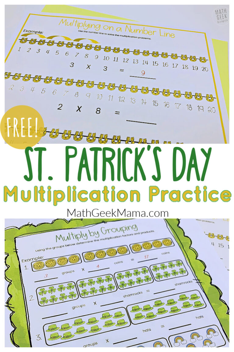 {FREE} St. Patrick’s Day Multiplication – Grade 3