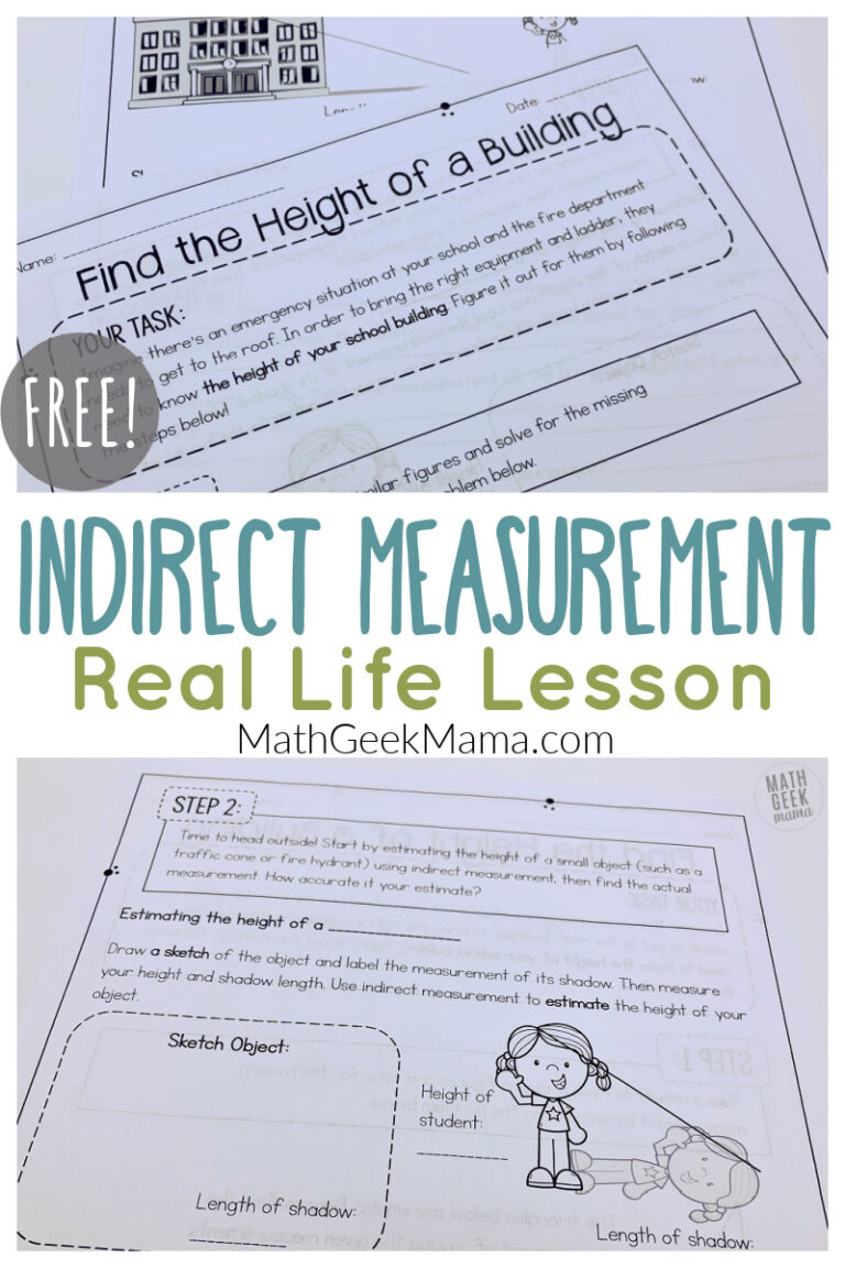 Height of a Building: Indirect Measurement Lesson | Grades 7-8